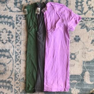 Pink V-necks Size Medium